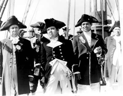 People - Clark Gable, Charles Laughton in Mutiny on the Bounty 1935